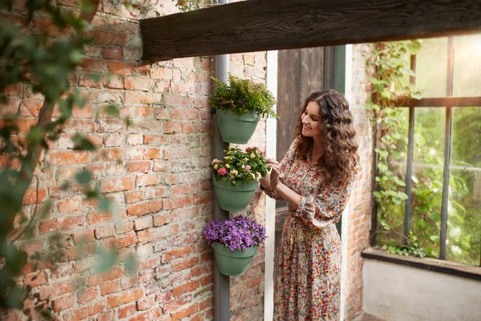 vibia campana regenpijpbakje 22cm pistachegroen